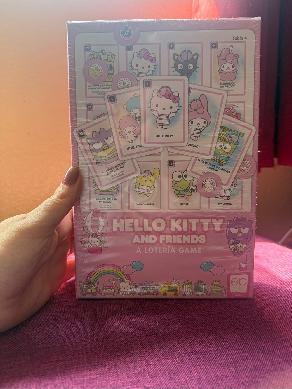 Sanrio Hello Kitty and Friends Lotería Game - Pink